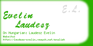 evelin laudesz business card